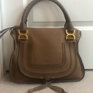 NWT: Chloe Marcie Handbag color NUT
